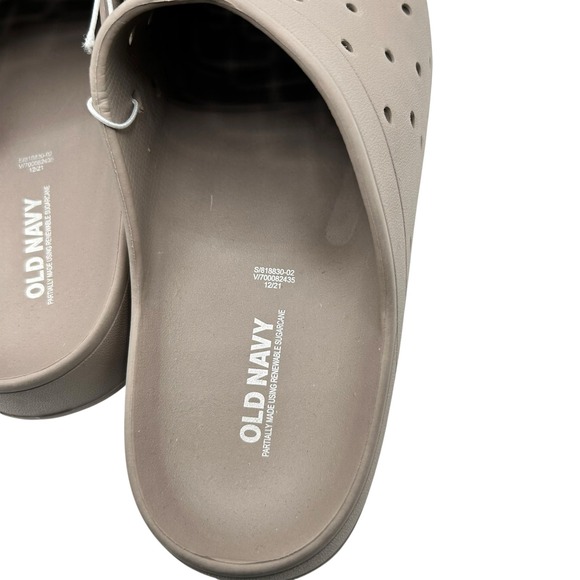 Old Navy Men's Women's Tan Clogs Shoes Slip On Casual Comfort Size 6 - Picture 5 of 5